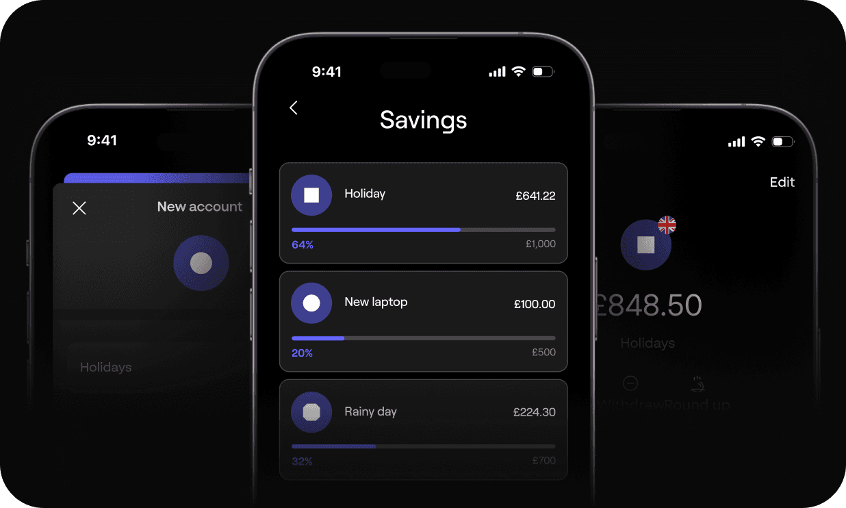 Savings screenshot